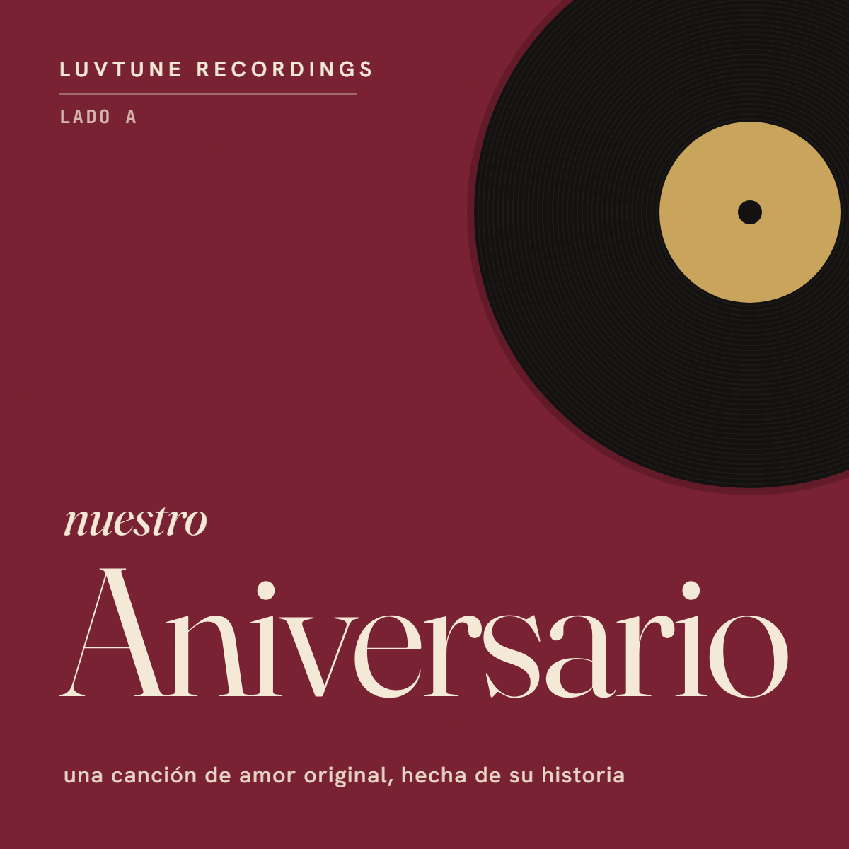Custom Anniversary Song