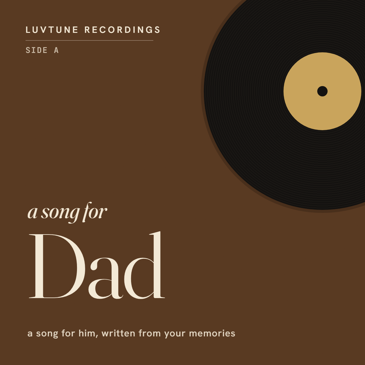 Custom Father's Day Song