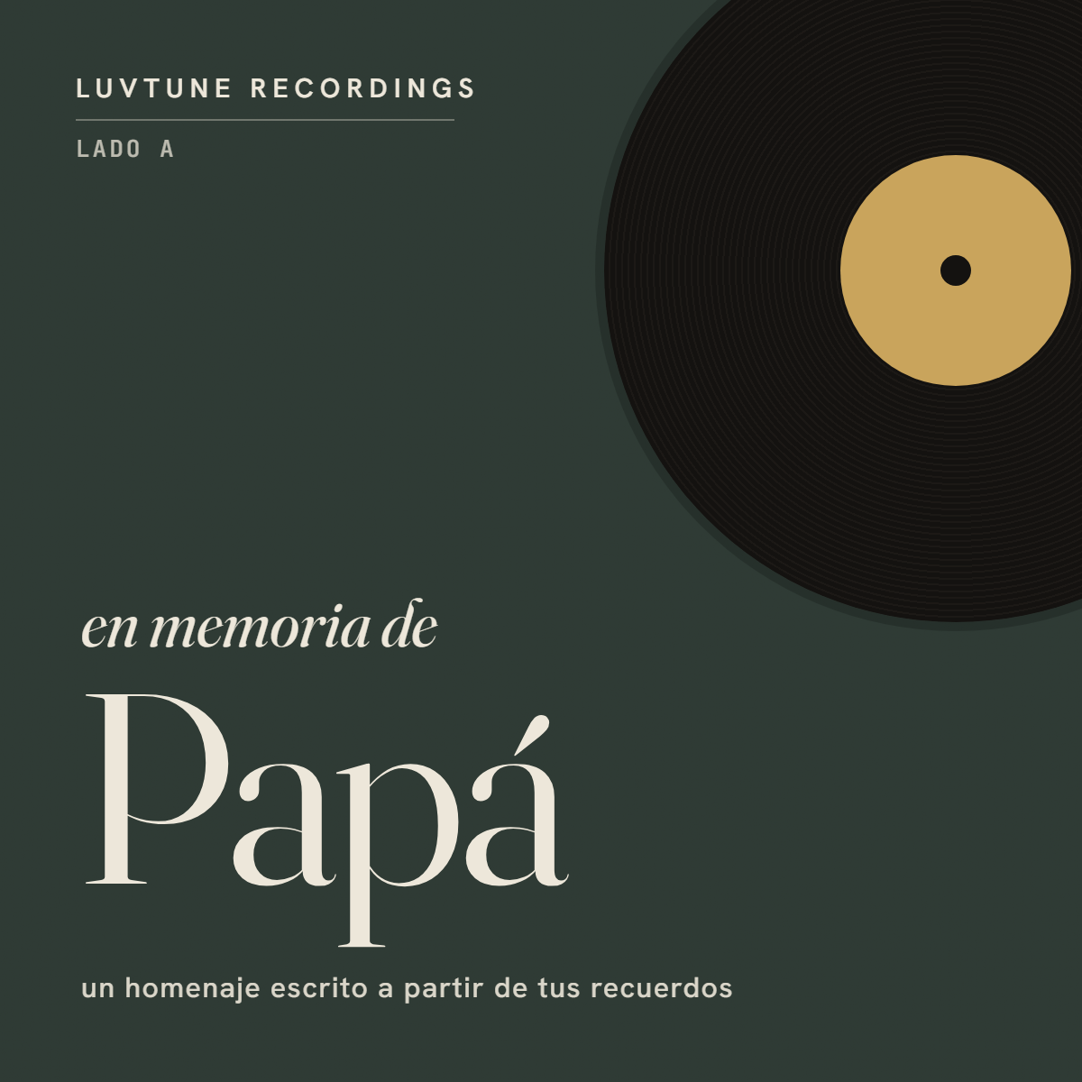 Custom Memorial Song