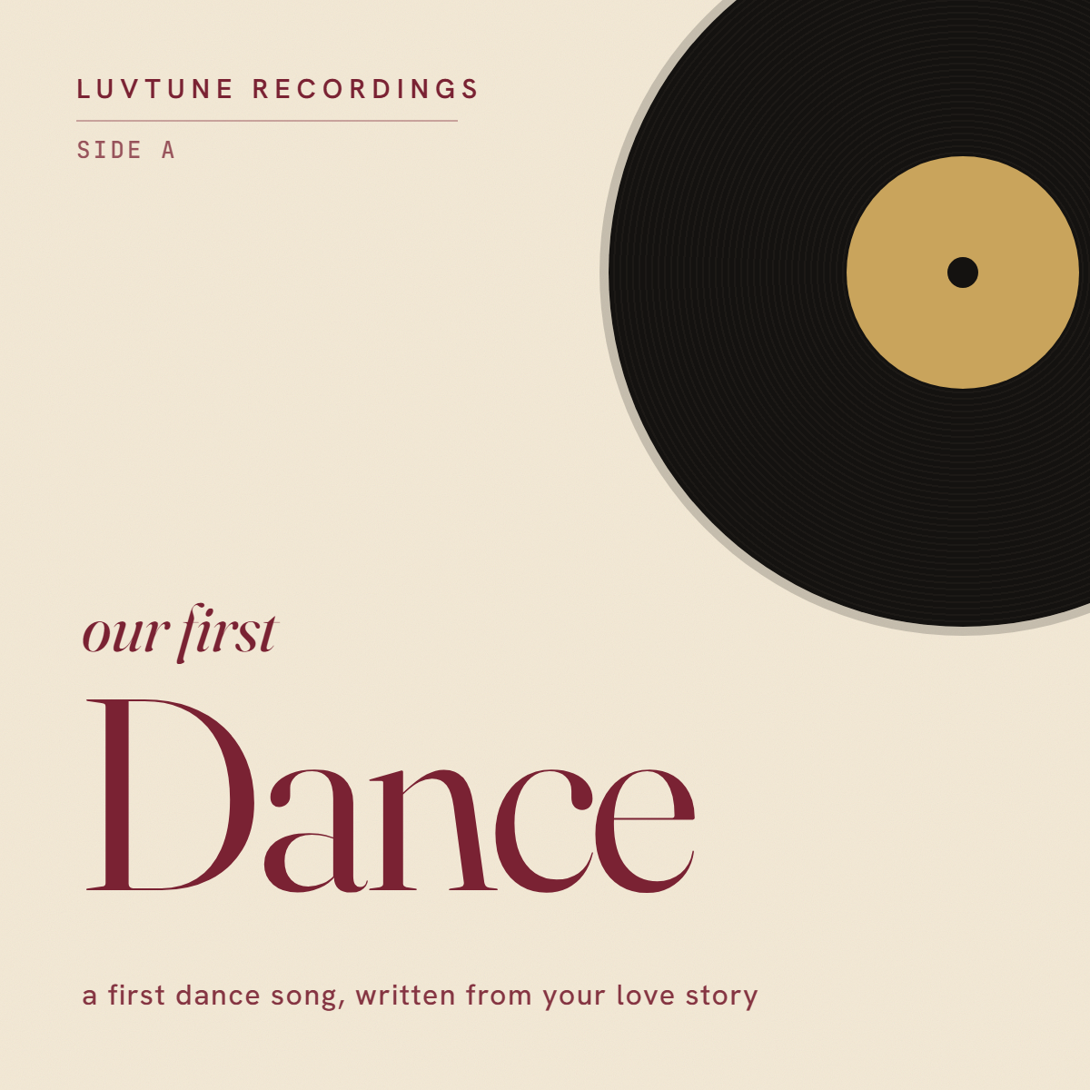 Custom Wedding Song